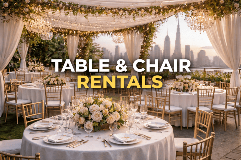 Table and Chair Rentals: The Complete Guide for Events, Businesses, and Special Occasions